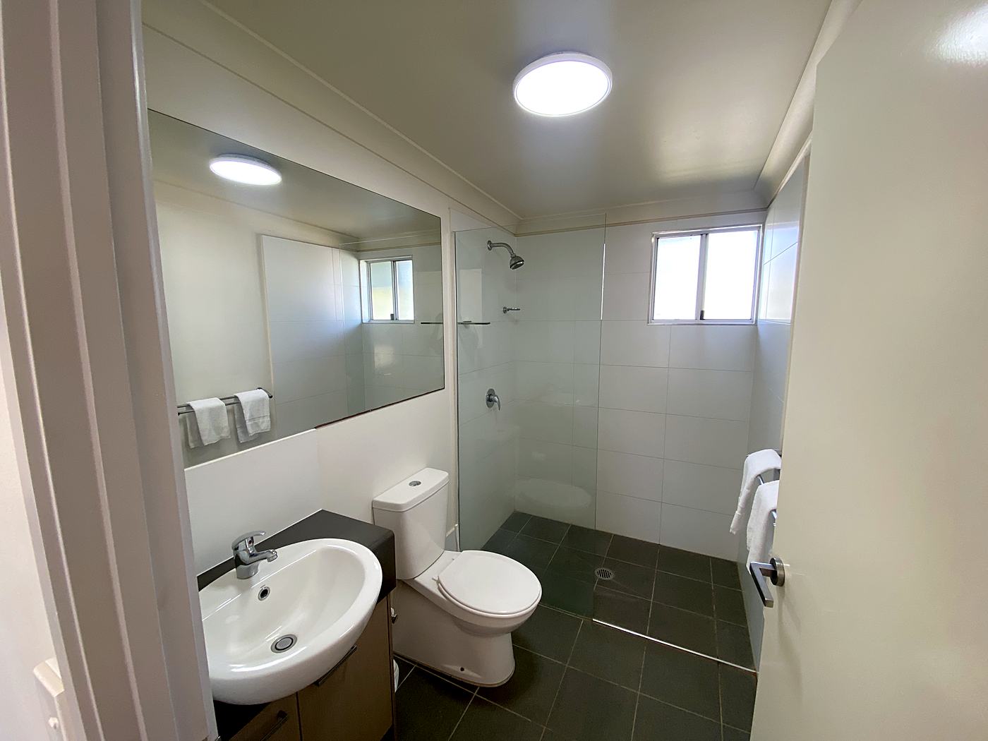 Ensuite with a walk-in shower
