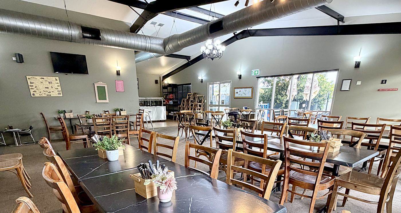 The bistro dining room