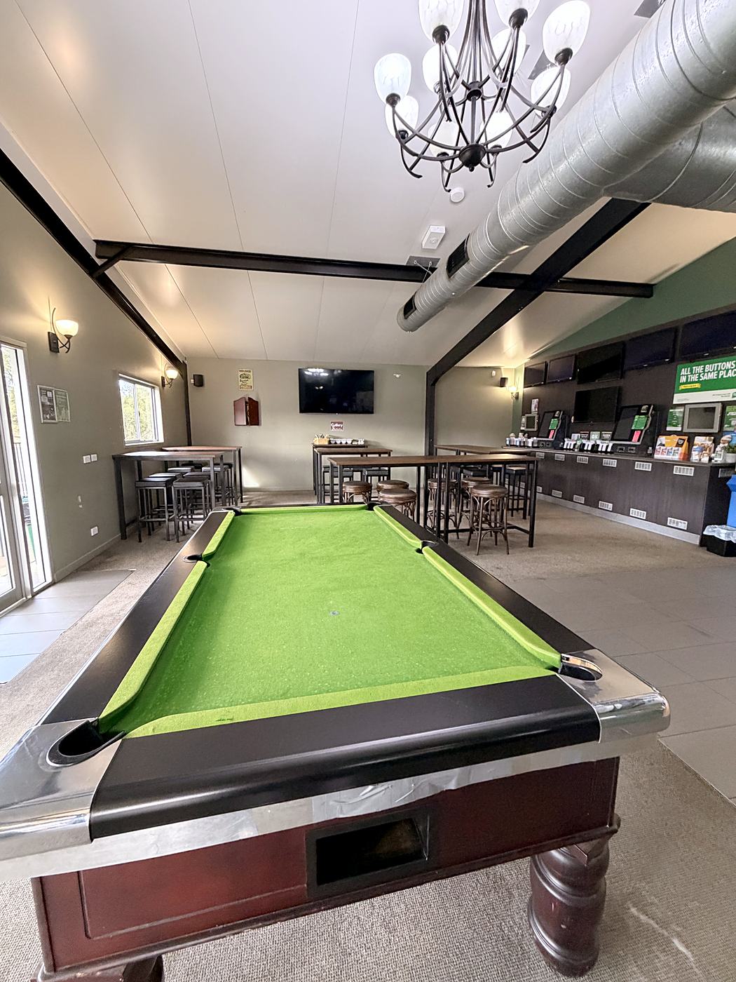 Pool table in the Tavern