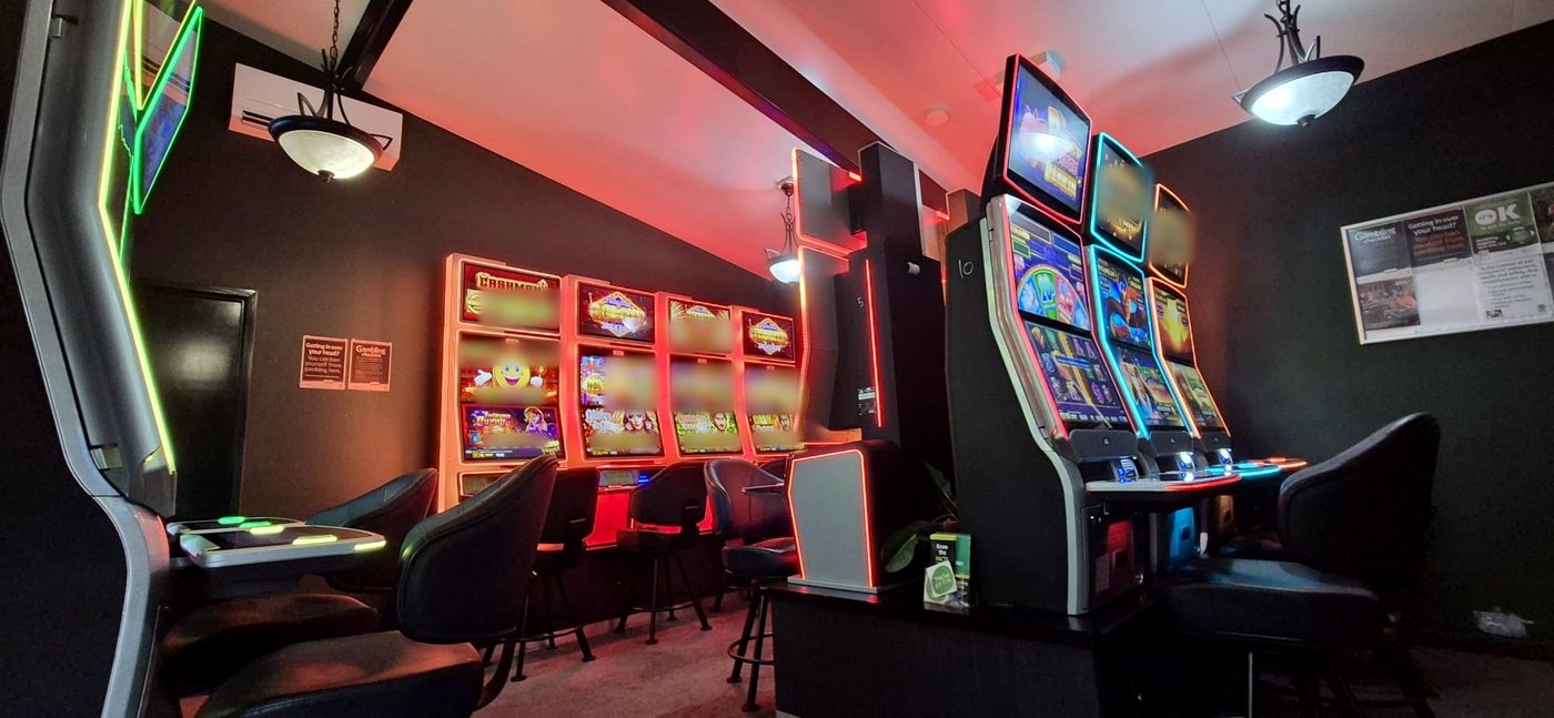 The Dooleys gaming room with its new machines & lounge seating
