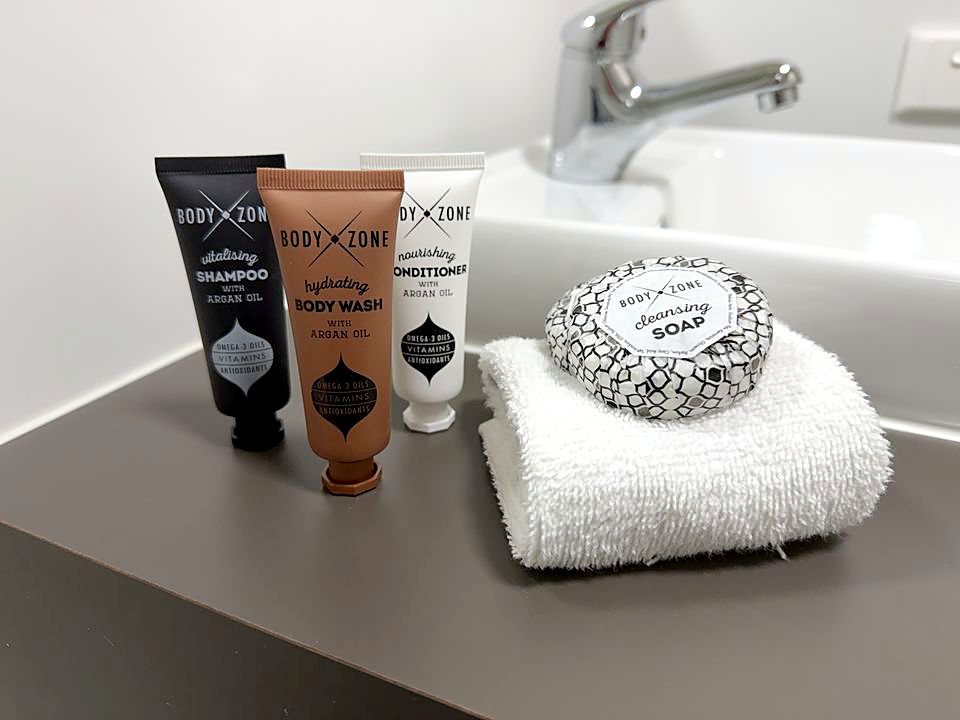 Quality toiletries in the ensuite